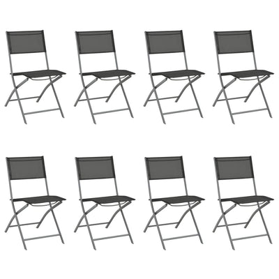 9 Piece Outdoor Dining Set Steel Payday Deals