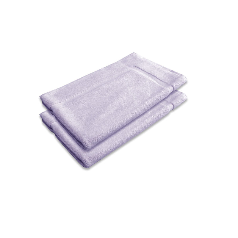 900GSM Set of 2 Cotton Bath Mat Lavender Payday Deals
