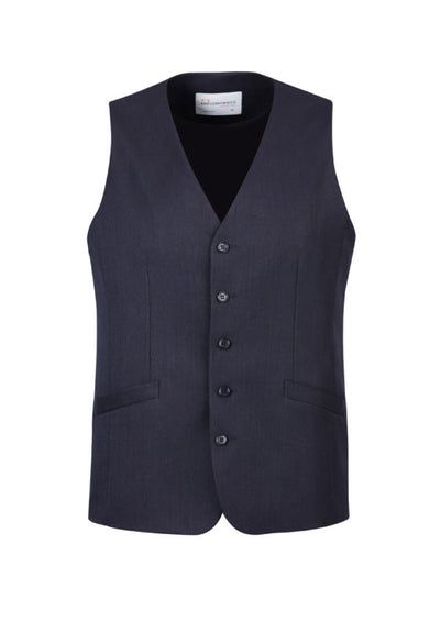 Mens Bamboo Blend Longline Vest Waistcoat w/ Stretch Business Forrnal Dress