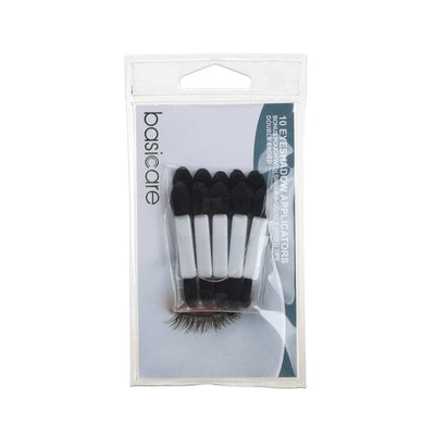 Basicare Eyeshadow Applicator With Single And Double End Tips 10 Pack