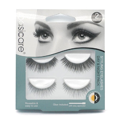 Basicare Styling Eyelashes Day & Night Pack 2 Pairs