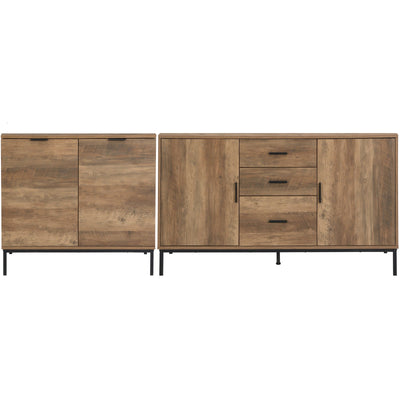 Bronx Buffet Sideboard Cabinet Bundle | Large & Compact Sideboard Set for Versatile Storage