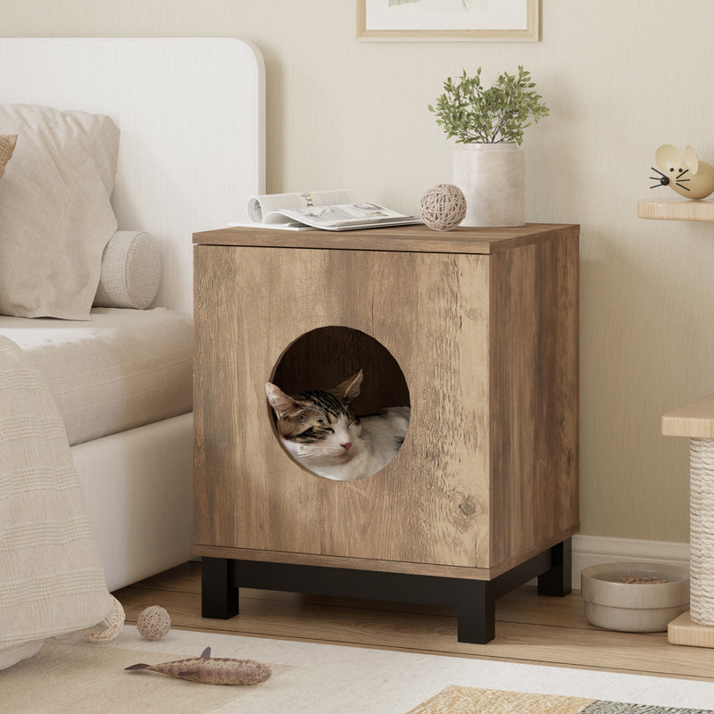 Bronx Sideboard Buffet Cabinet with Dresser and Pet House Table | Stylish Storage for You and Your Pet