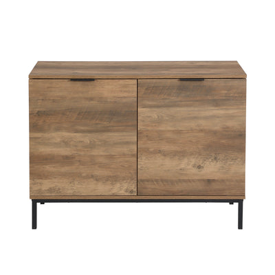 Bronx 2 Door Sideboard with Adjustable Shelves | Compact Buffet Table for Versatile Storage