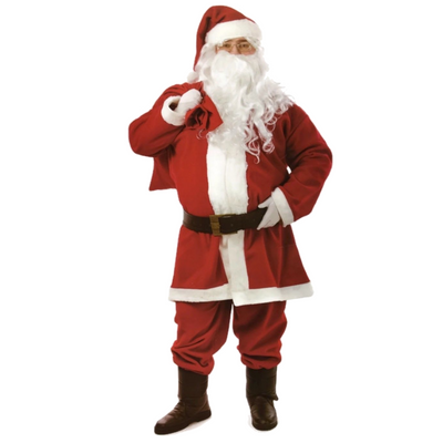 PREMIUM LUXURY ADULT SANTA CLAUS COSTUME Suit Father Xmas Party Outfit