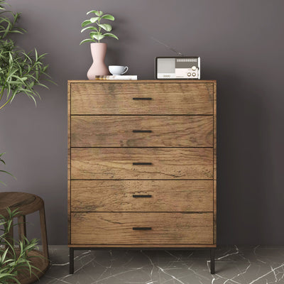 Bronx 5 Chest of Drawers Tallboys & Dressers