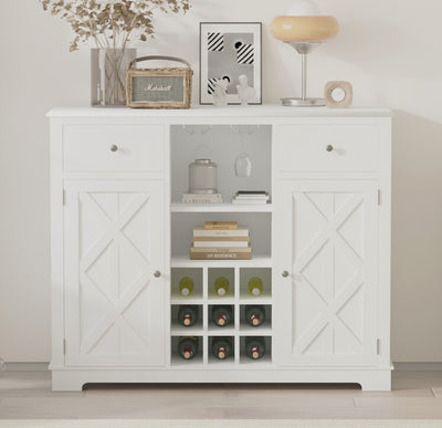 Hampton Sideboard Wine Cabinet | Elegant Storage for Wine and Entertaining Essentials