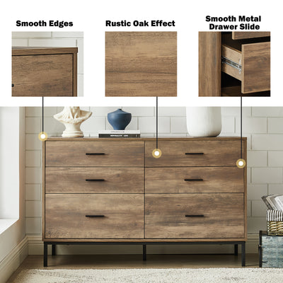 Bronx 4-Piece Set | Tall Chest Wardrobe, 6-Drawer Chest Dresser , 2-Drawer Bedside Table & Pet End Table Combo for a Complete Stylish Storage Solution