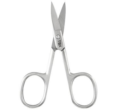 TBX Stainless Steel Nail Scissors Manicure Salon Grade Sharp 