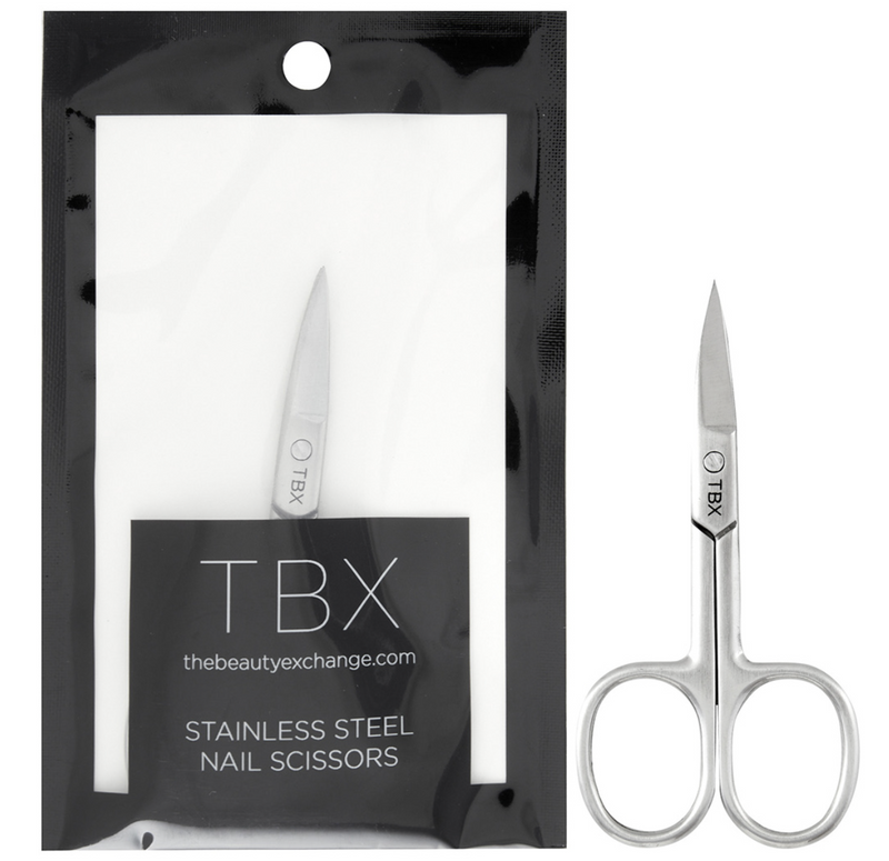 TBX Stainless Steel Nail Scissors Manicure Salon Grade Sharp 