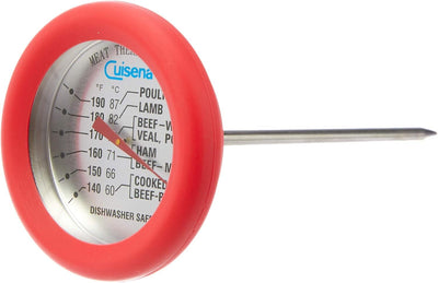 Cuisena Meat Thermometer w/ Silicone Red Cover