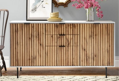 Chelsea 2 Door 3 Drawer Sideboard Buffet | Stylish Storage Solution with Dresser for Dining and Living Room