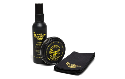 Dr. Martens Shoe Care Kit Wonder Balsam Leather Shoe Polish, Ultra Protector & Cloth