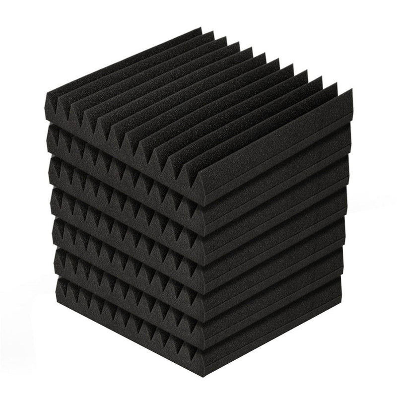 Alpha 20pcs Acoustic Foam Panels Tiles Studio Sound Absorbtion Wedge 30X30CM