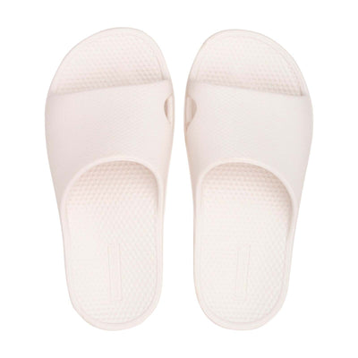 Archline Rebound Orthotic Slides Flip Flop Thongs Slip On Arch Support - White