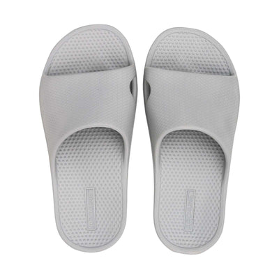 Archline Rebound Orthotic Slides Flip Flop Thongs Slip On Arch Support - Stone Grey