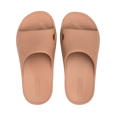 Archline Rebound Orthotic Slides Flip Flop Thongs Slip On Arch Support - Putty