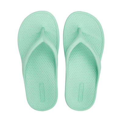 Archline Orthotic Foam Thongs Arch Support Flip Flops Orthopedic Rebound - Mint Green