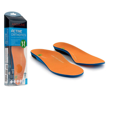 Archline Active Orthotics Full Length Arch Support Pain Relief Insoles - For Work