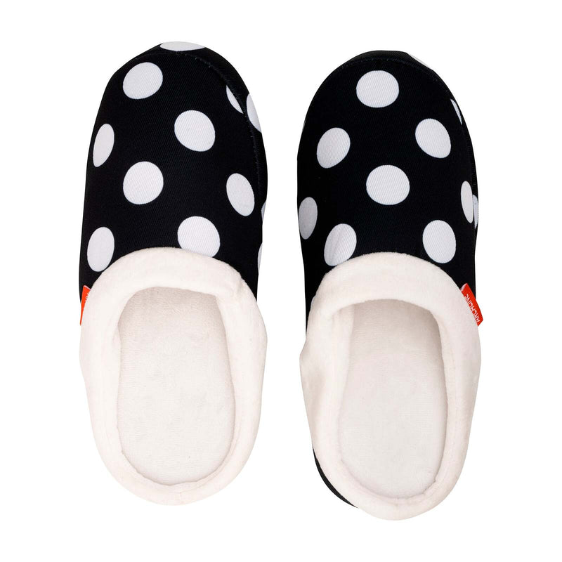 Black w/ White Polkadots