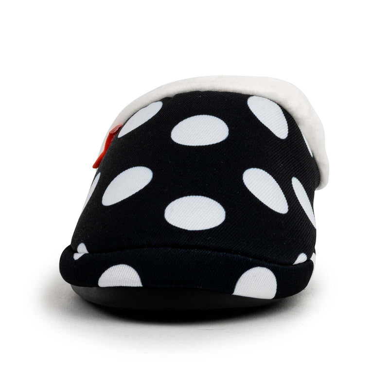 Black w/ White Polkadots