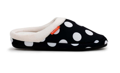 Black w/ White Polkadots