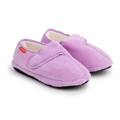 ARCHLINE Orthotic Plus Slippers Closed Scuffs Pain Relief Moccasins - Lilac