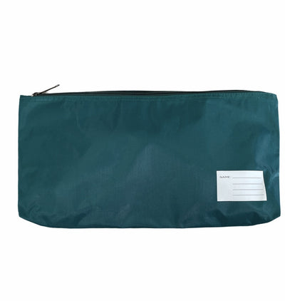 Large Capacity School Stationery Pen Pencil Case Bag - Bottle Green