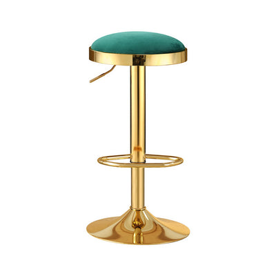 4x Artiss Bar Stools Kitchen Dining Chairs Velvet Padded Stool Green
