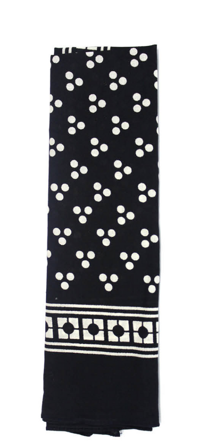 Black (3 White Polka Dots)