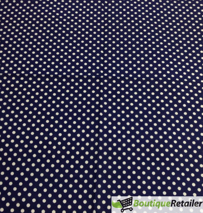 Navy (White Polka Dots)