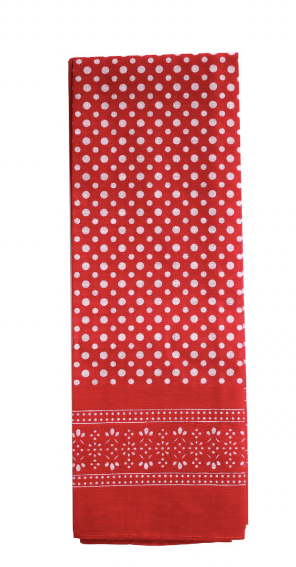 Red (3 White Polka Dots)