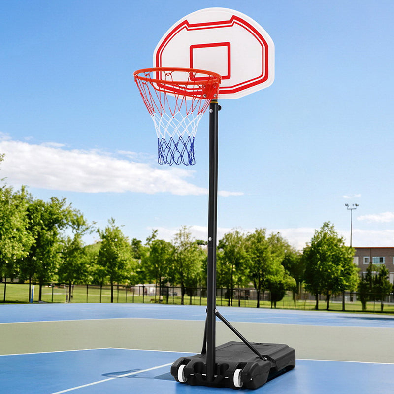 Pro Portable Basketball Stand System Hoop Height Adjustable Net Ring