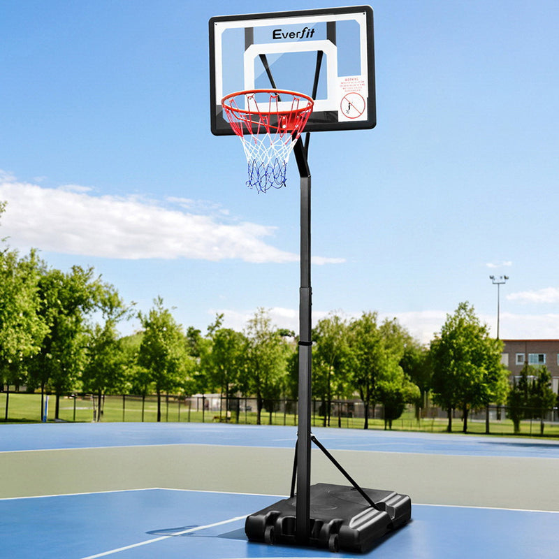 Everfit Adjustable Portable Basketball Stand Hoop System Rim