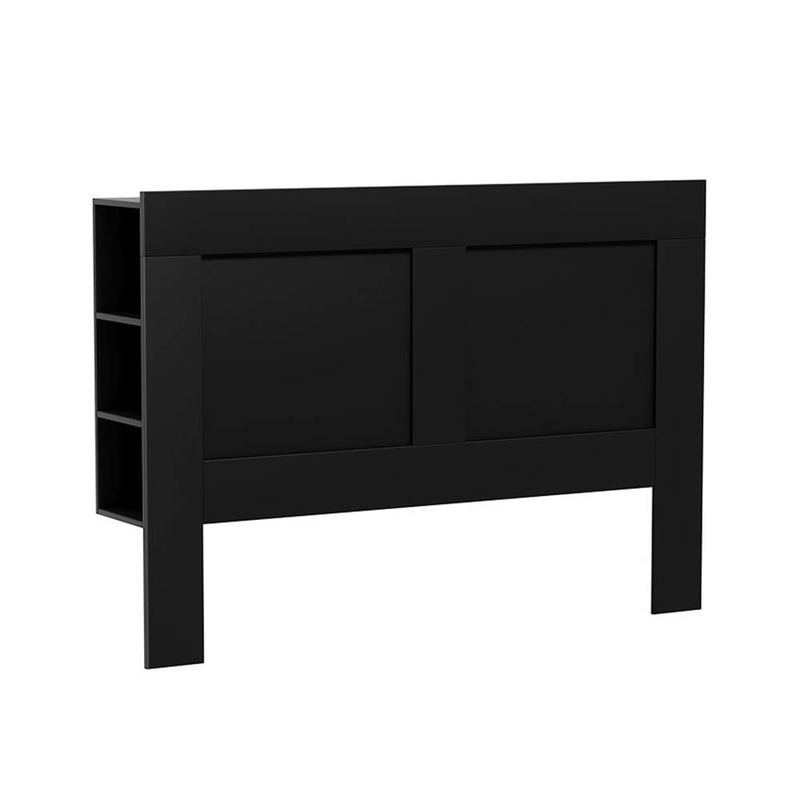 Artiss Bed Head Headboard Queen with Shelves - CABI Black