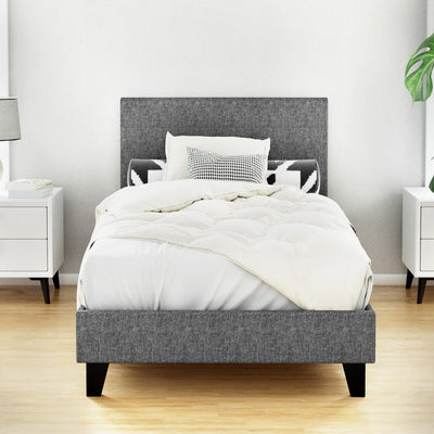 Artiss Bed Frame Single Size Grey NEO