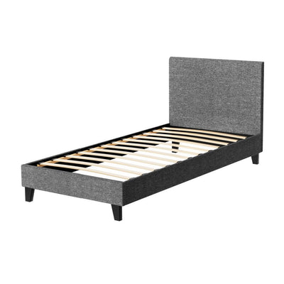 Artiss Bed Frame Single Size Grey NEO