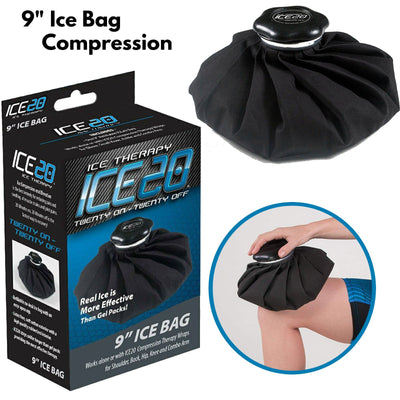 ICE 20 9" Ice Bag Compression Therapy Wrap Cold