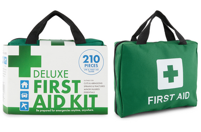 4x 210PCS EMERGENCY FIRST AID KIT Medical Travel Set Workplace Office ARTG BULK