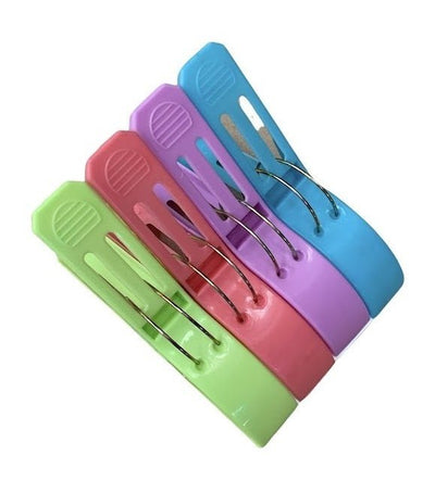 4x JUMBO PLASTIC CLOTHES PEGS Laundry Clips Washing Line Clothespin Fastener