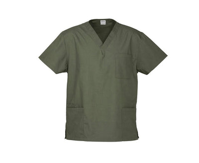 Unisex Classic SCRUBS TOP Medical Nursing Vet Uniform Shirt H10612 - Sage - 3XL