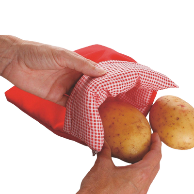 PERFECT POTATO Microwave Baked Cooking Bag Reusable Washable Corn Cooker 4 min