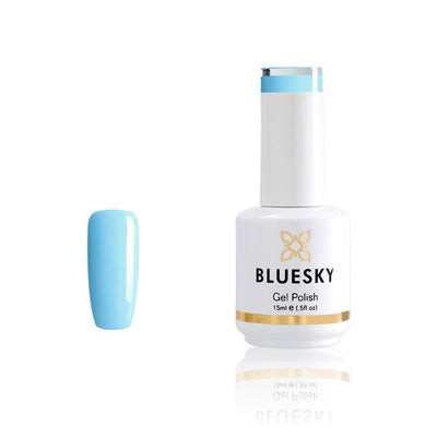 Blue Splash Gel Nail Polish 15ml Bluesky 80555 Salon Quality