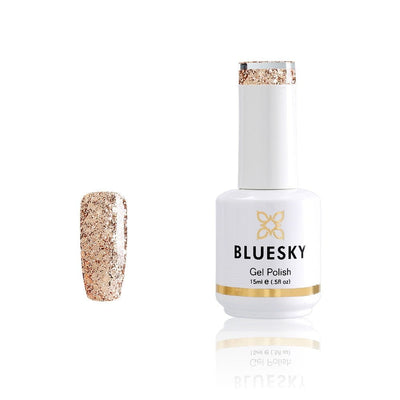 Bluesky DC002 Gold Button Gel Nail Polish 15ml Salon Quality Manicure