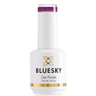 Bluesky Yyf07 Purple Glitter Gel Nail Polish 15ml