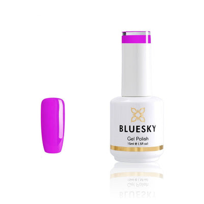 Bluesky Neon28 Gel Nail Polish 15ml Purple Pleasure