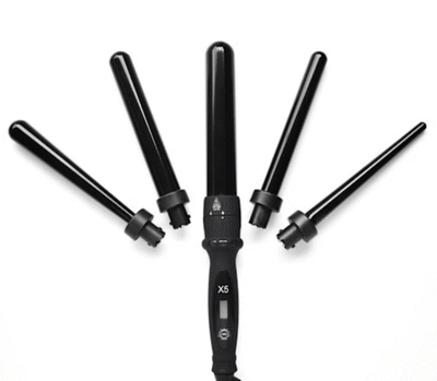 H2D X5 Professional Curling Wand  Ceramic Curler Roller - Black