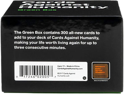 Cards Against Humanity Set Card Game Family Party Gift Expansion - Green Box