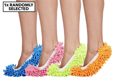 1 Pair Foot Mop Cleaner Lazy Floor Dusting Shoe Slipper Cover Polishing Clean