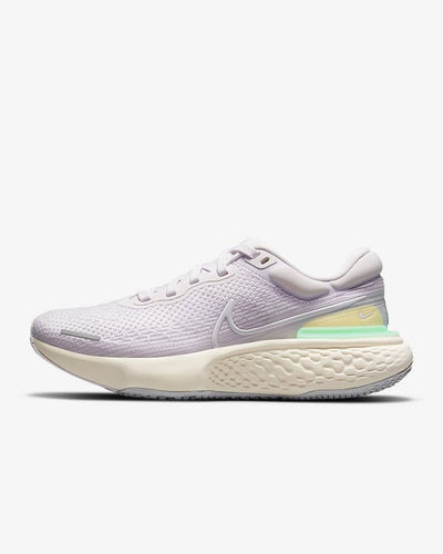 Nike Zoomx Invincible Run Flyknit Womens Running Shoes - Light Violet/White
